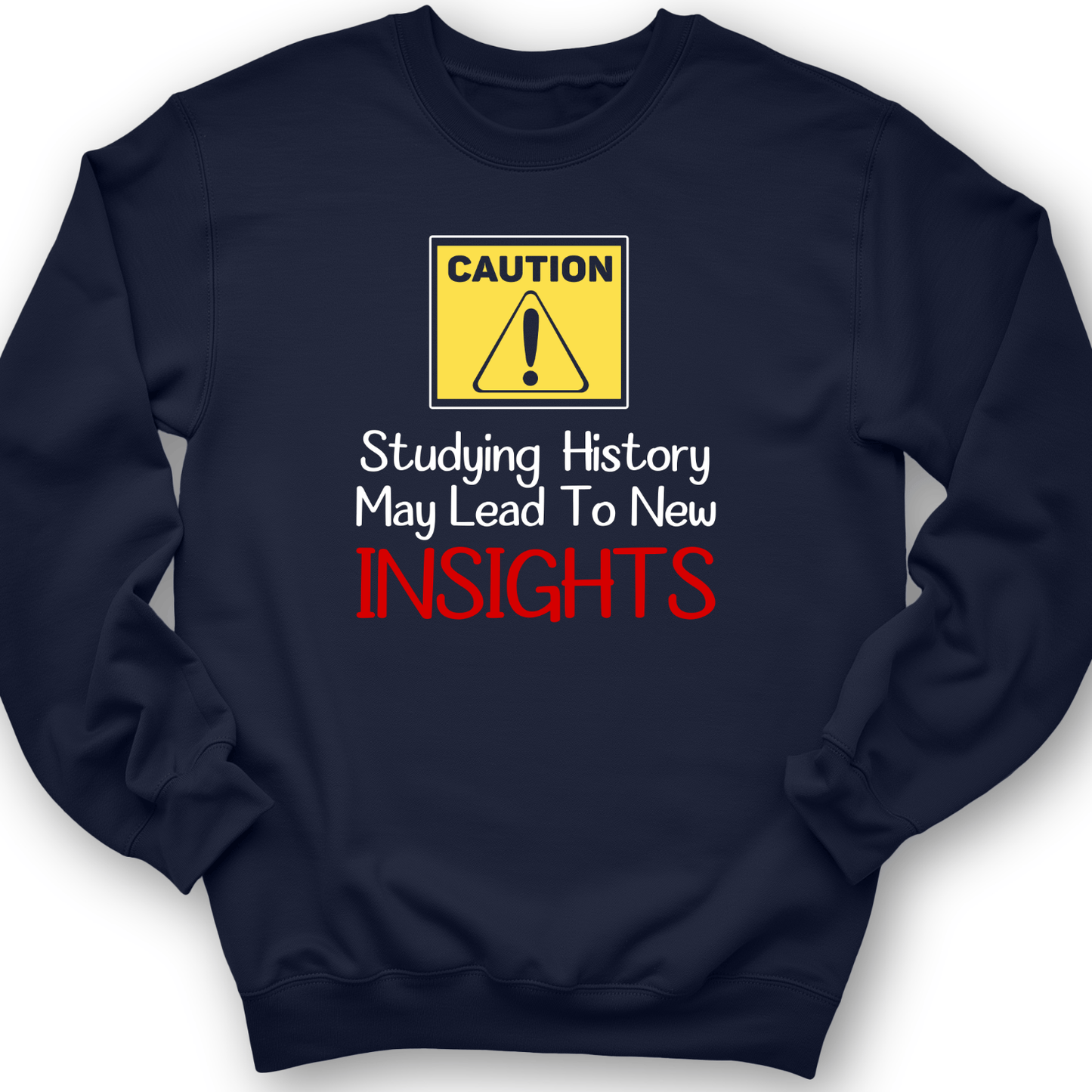 Caution Insights Crewneck Navy / S