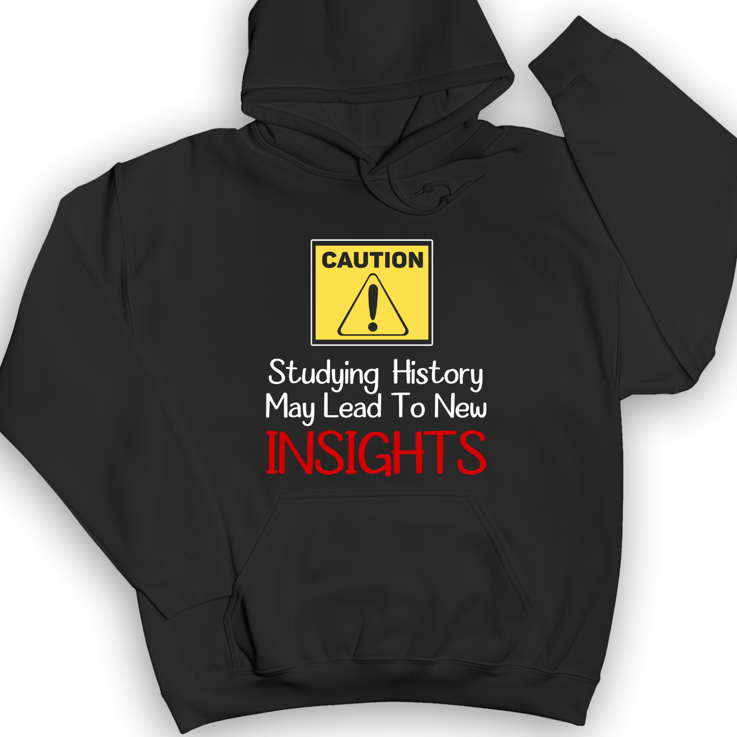 Caution Insights Hoodie Black / S