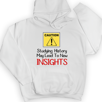 Caution Insights Hoodie White / S