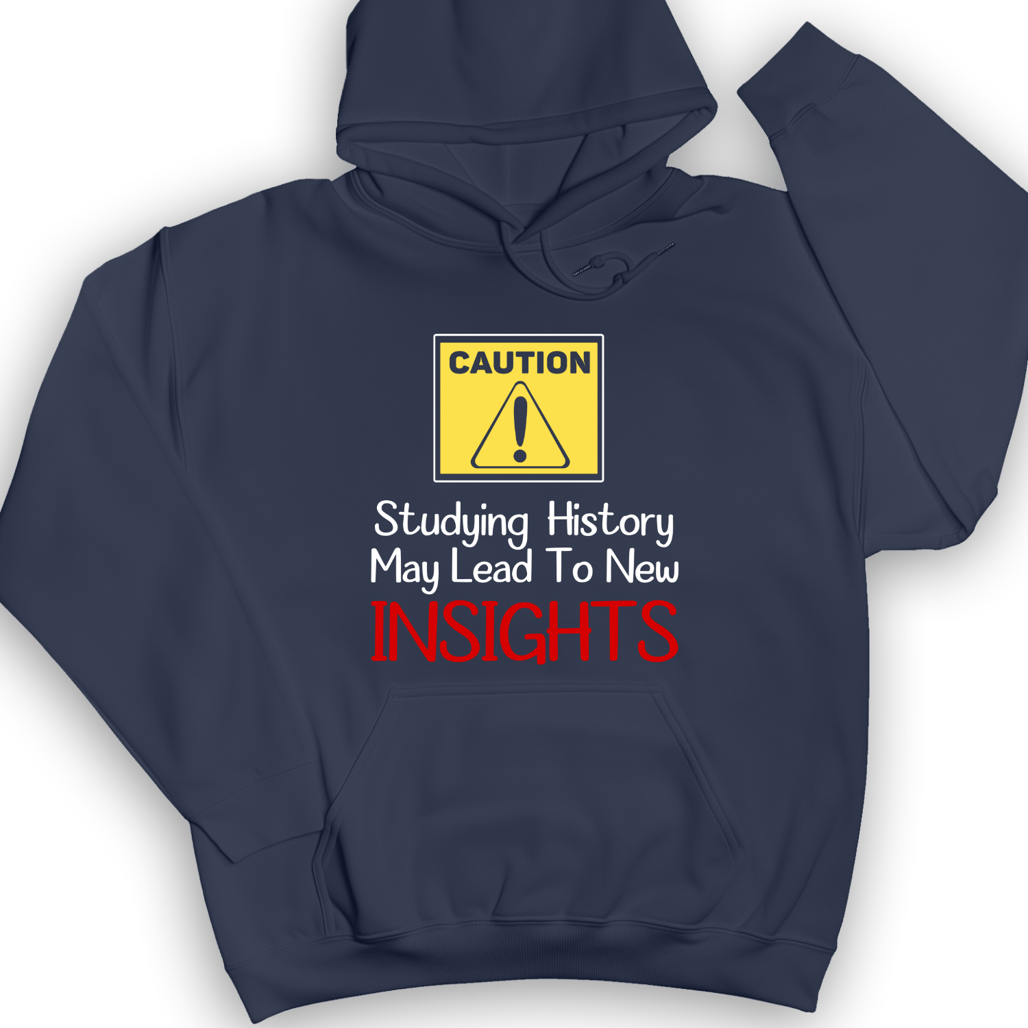 Caution Insights Hoodie Navy / S