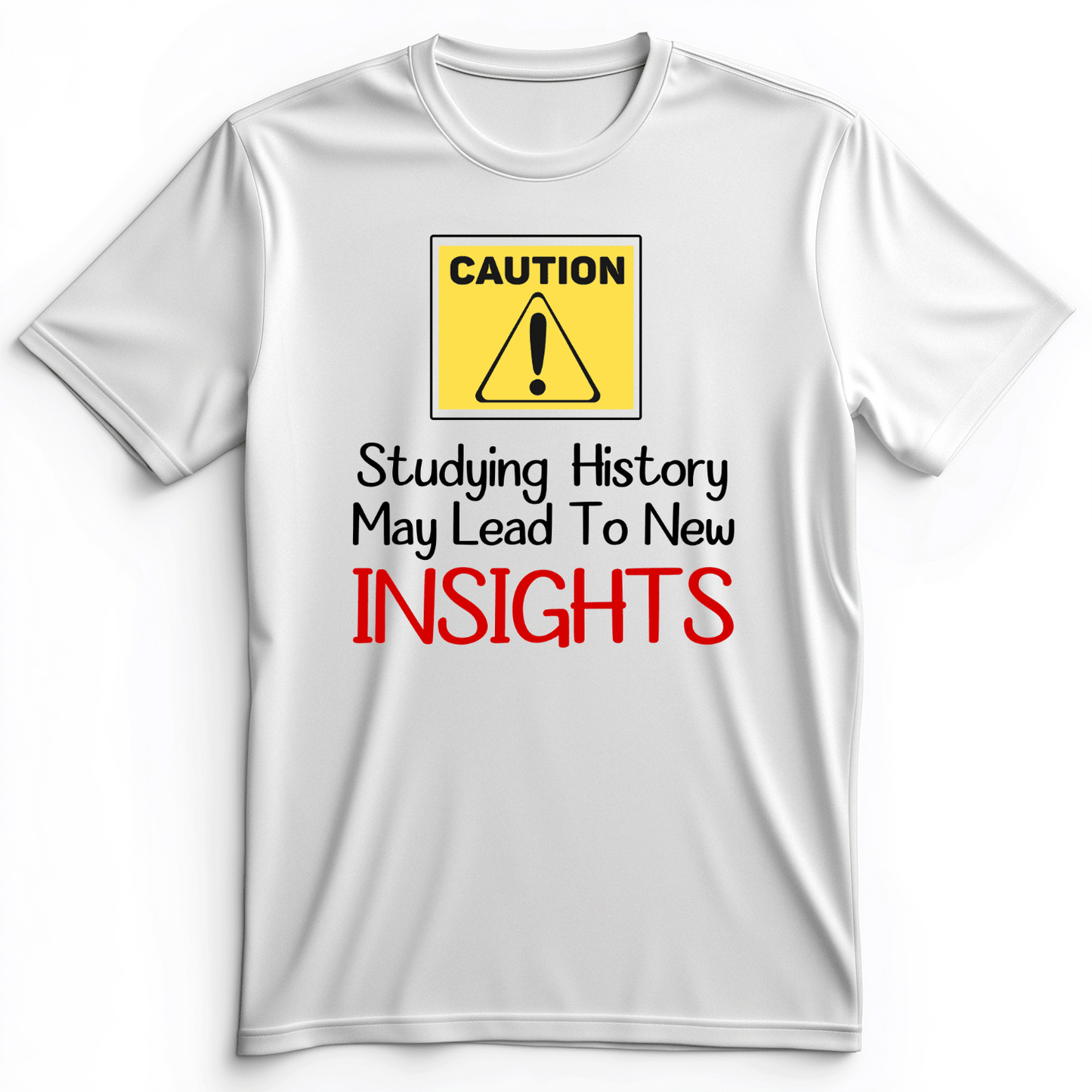 Caution Insights Premium Tee White / S
