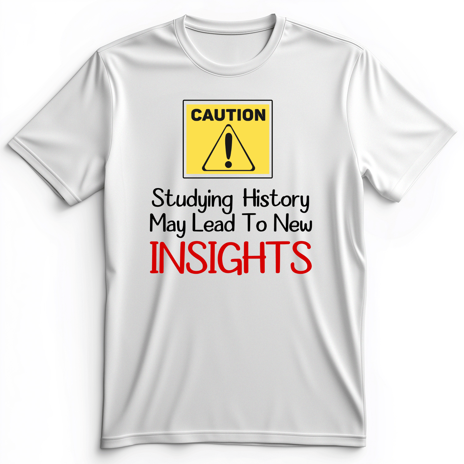 Caution Insights Premium Tee White / S