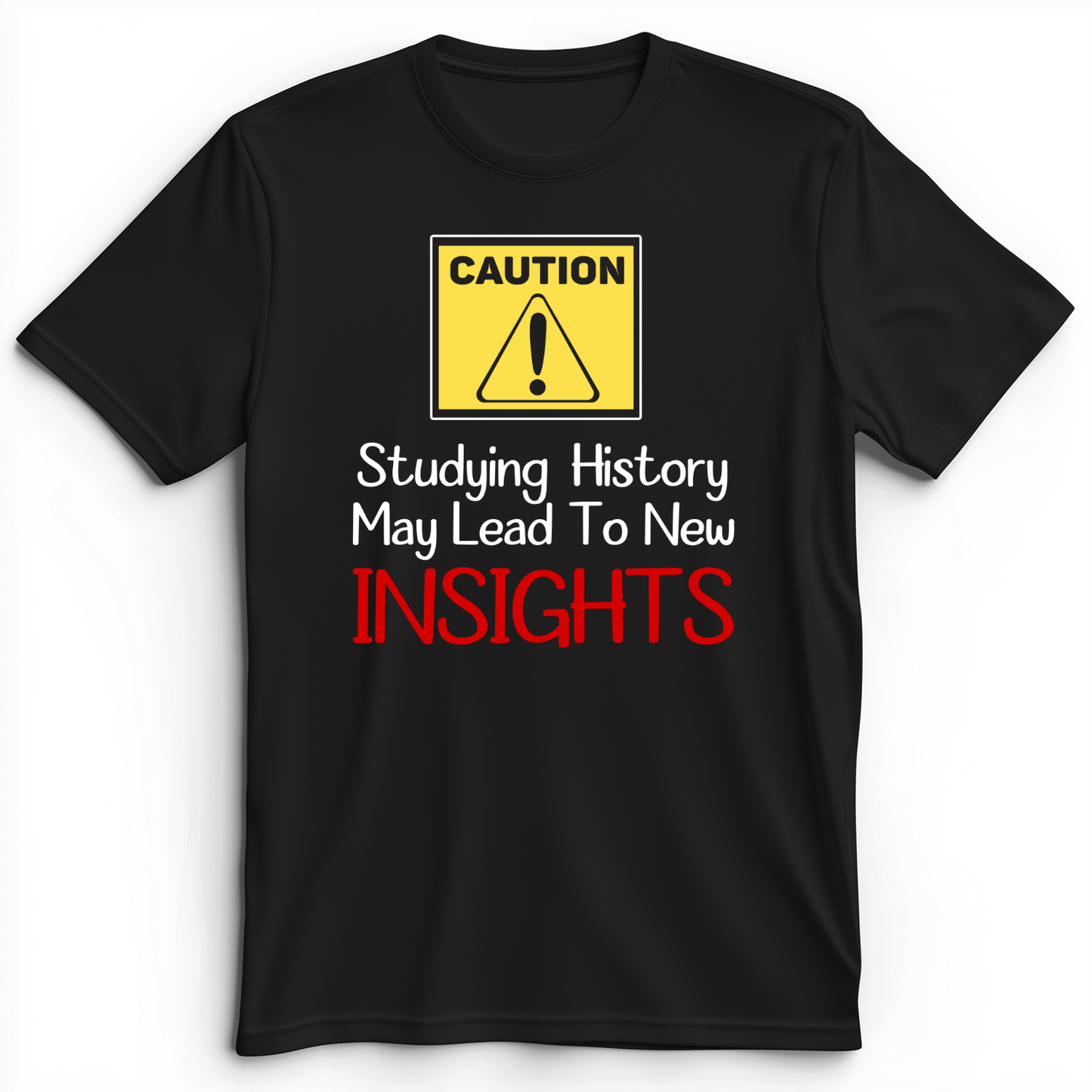 Caution Insights Premium Tee Black / S