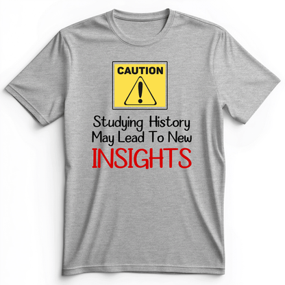 Caution Insights Premium Tee Athletic Heather / S