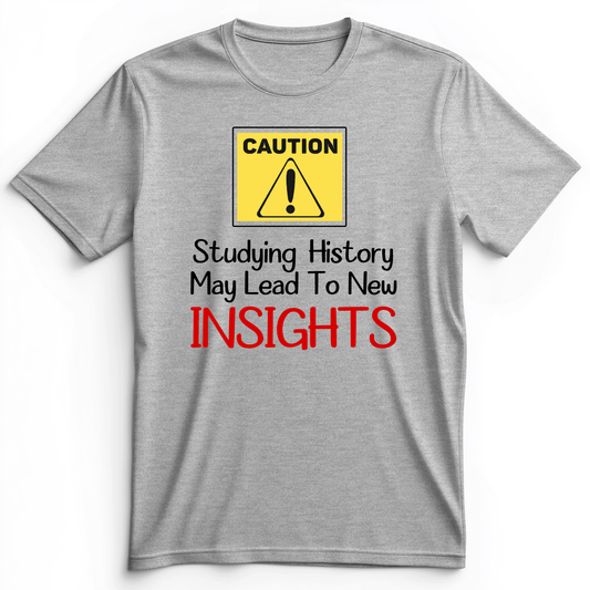 Caution Insights Premium Tee Athletic Heather / S