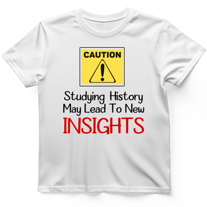Caution Insights T-Shirt White / S