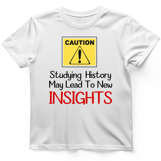 Caution Insights T-Shirt White / S