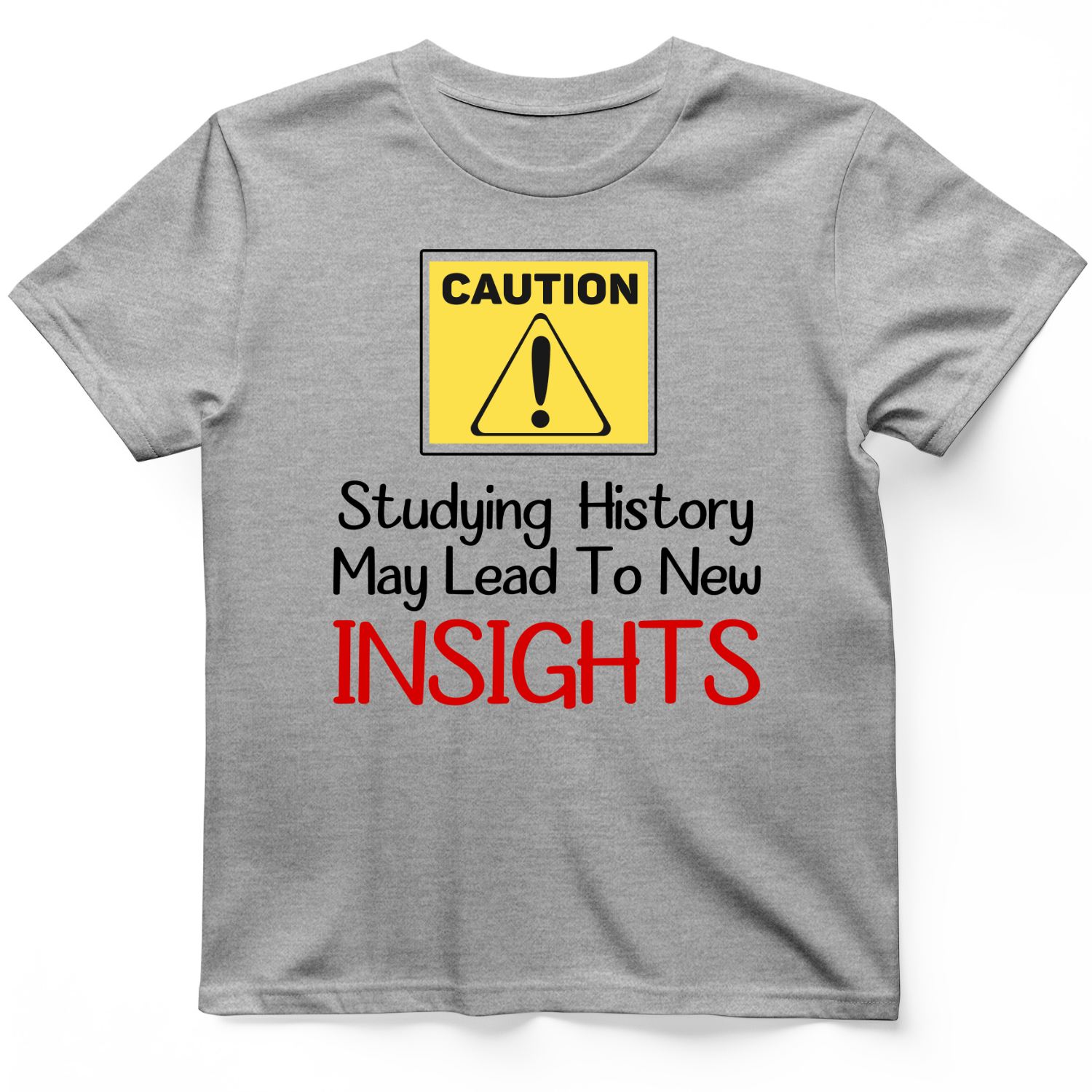 Caution Insights T-Shirt Sport Grey / S