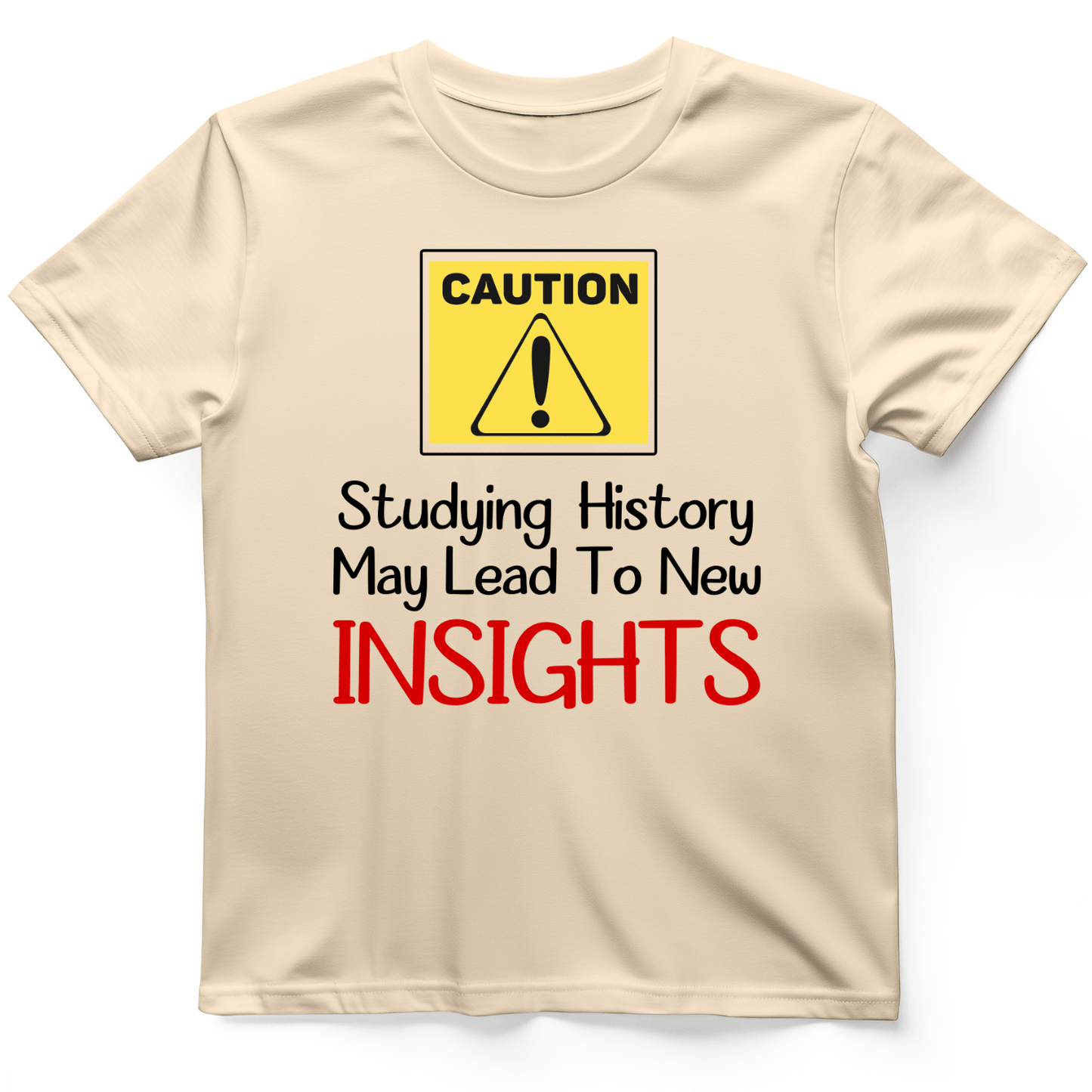 Caution Insights T-Shirt Natural / S
