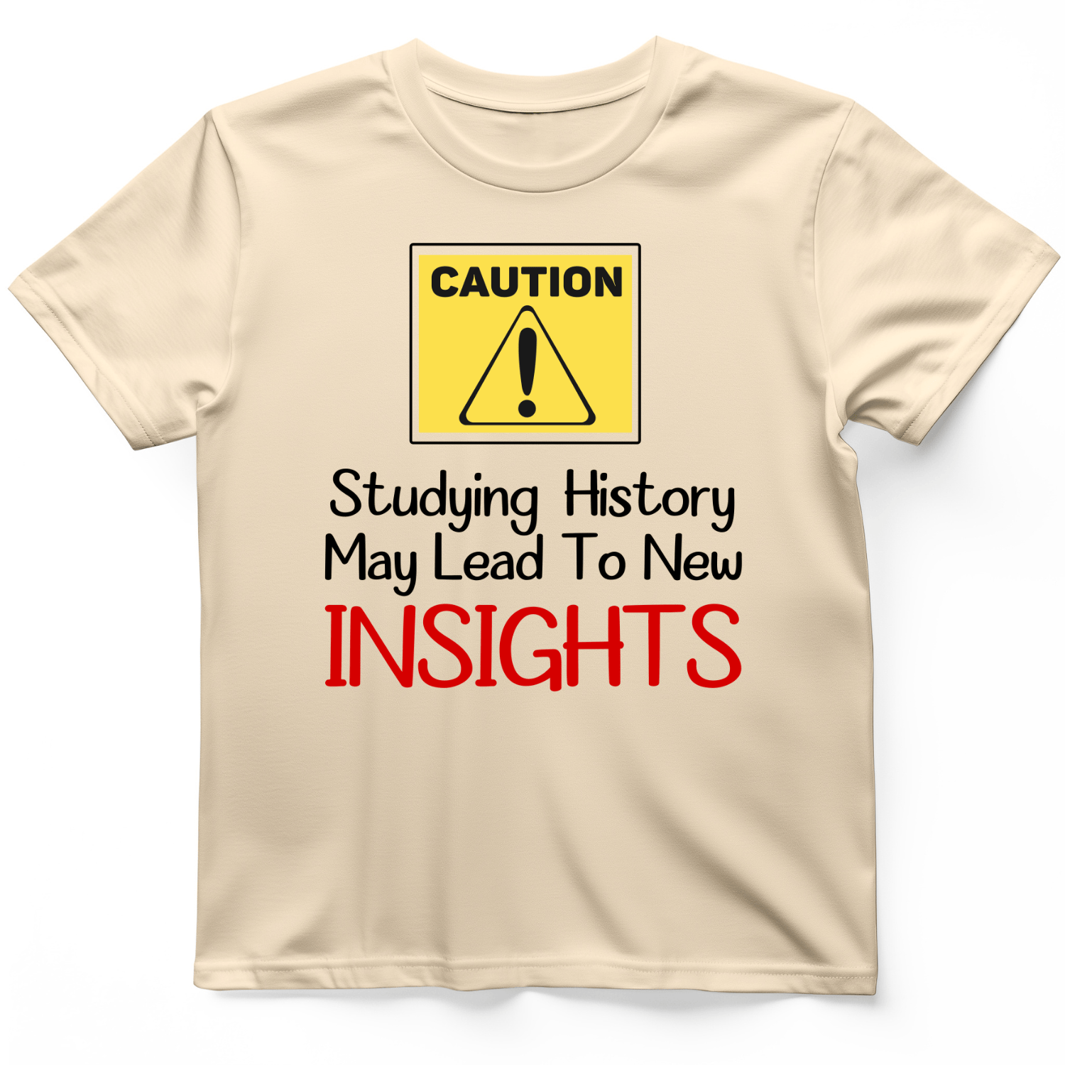 Caution Insights T-Shirt Natural / S