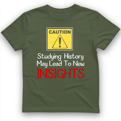 Caution Insights T-Shirt Military Green / S