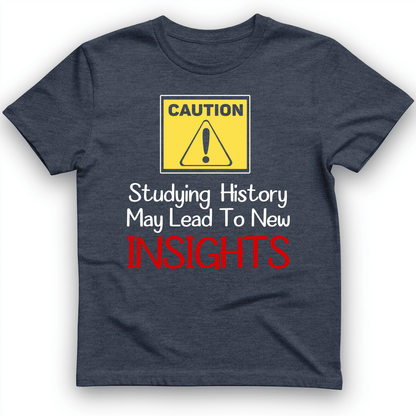 Caution Insights T-Shirt Heather Navy / S