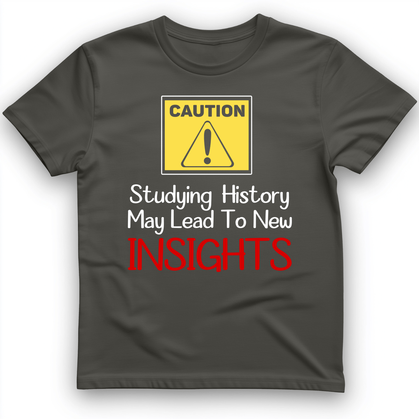 Caution Insights T-Shirt Charcoal / S
