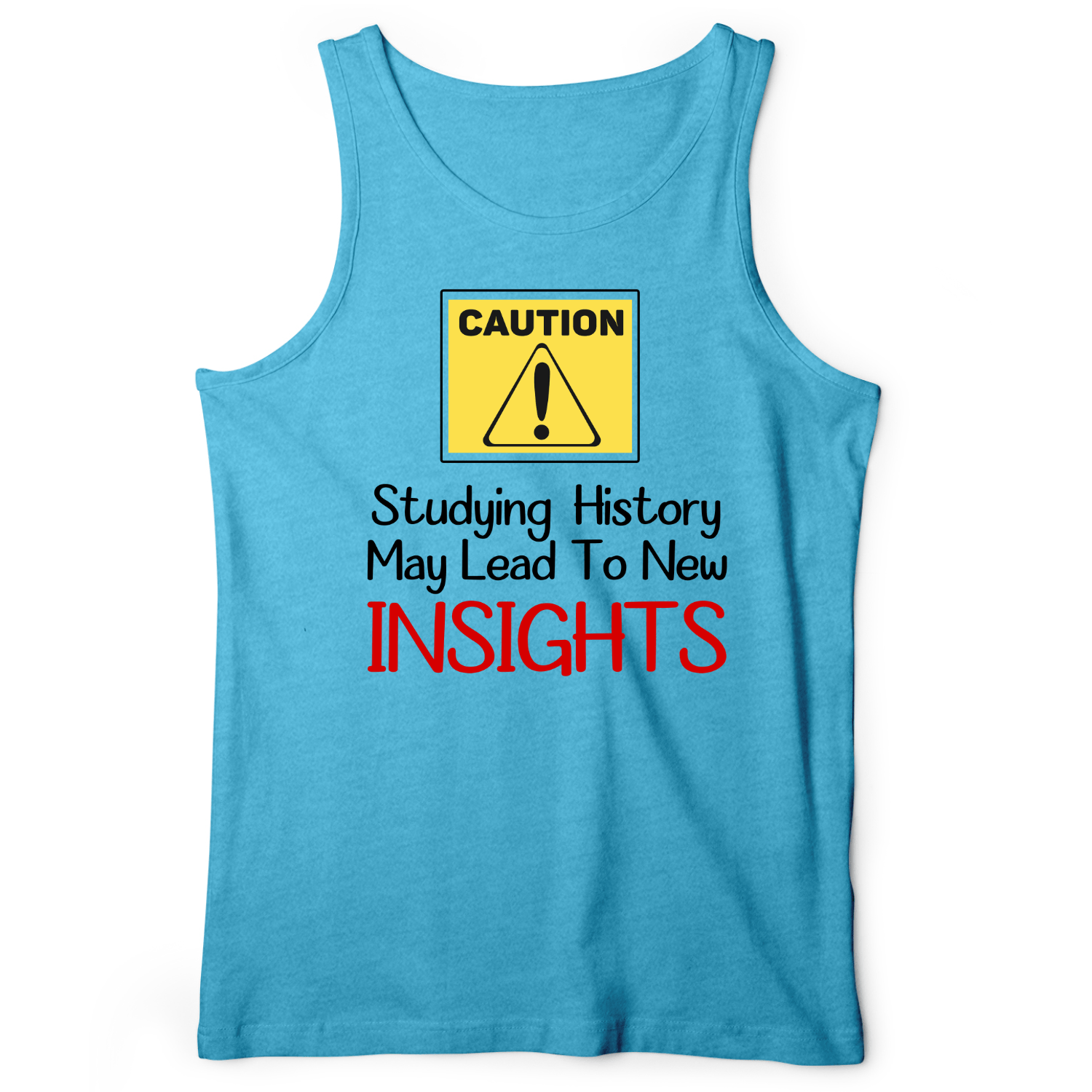 Caution Insights Tank Aqua TriBlend / XS