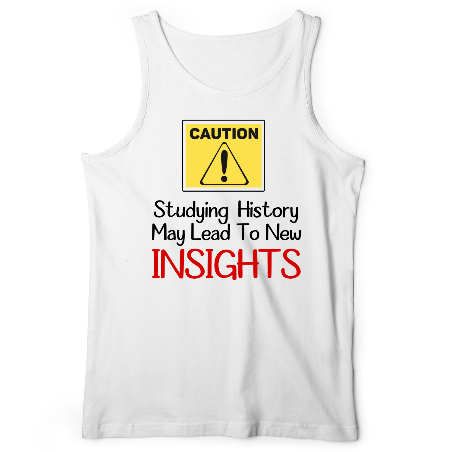 Caution Insights Tank White / XS