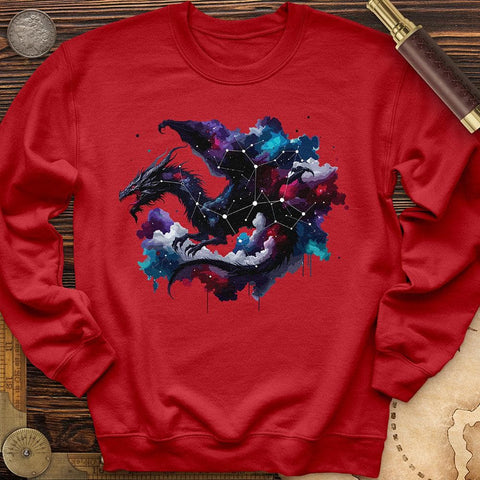 Celestial Dragon Crewneck Red / S
