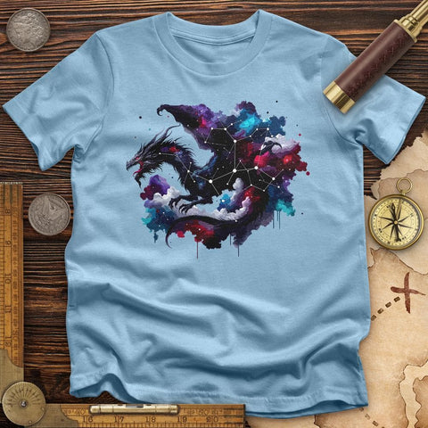 Celestial Dragon T-Shirt Light Blue / S