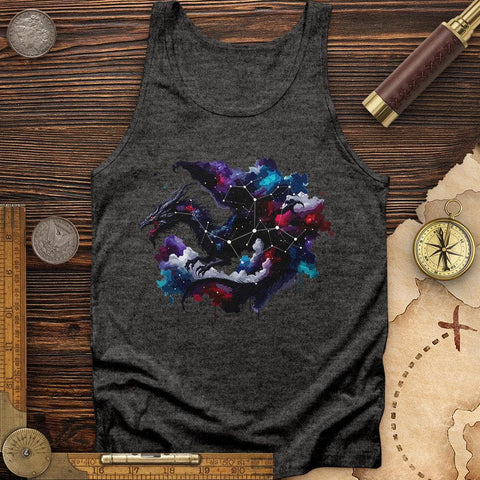 Celestial Dragon Tank Charcoal Black TriBlend / XS