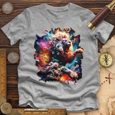 Celestial Lion High Quality Tee Athletic Heather / S