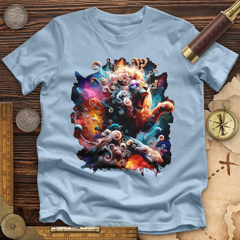 Celestial Lion High Quality Tee Light Blue / S