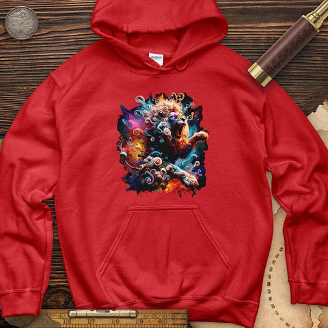 Celestial Lion Hoodie Red / S