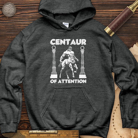 Centaur Of Attention Hoodie Dark Heather / S
