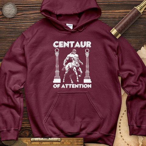 Centaur Of Attention Hoodie Maroon / S