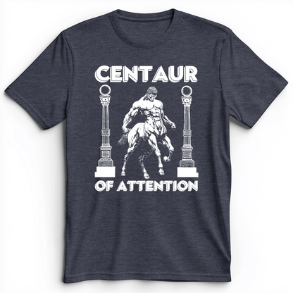 Centaur of Attention Premium Tee Heather Navy / S