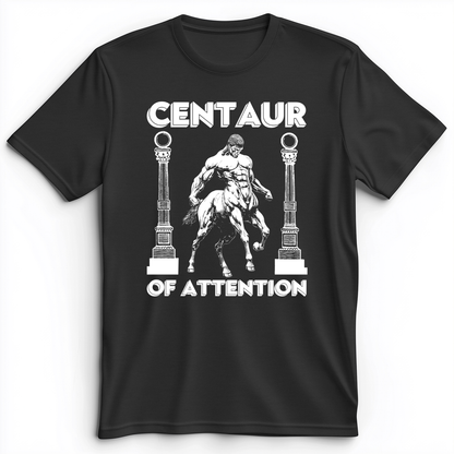 Centaur of Attention Premium Tee Dark Grey Heather / S