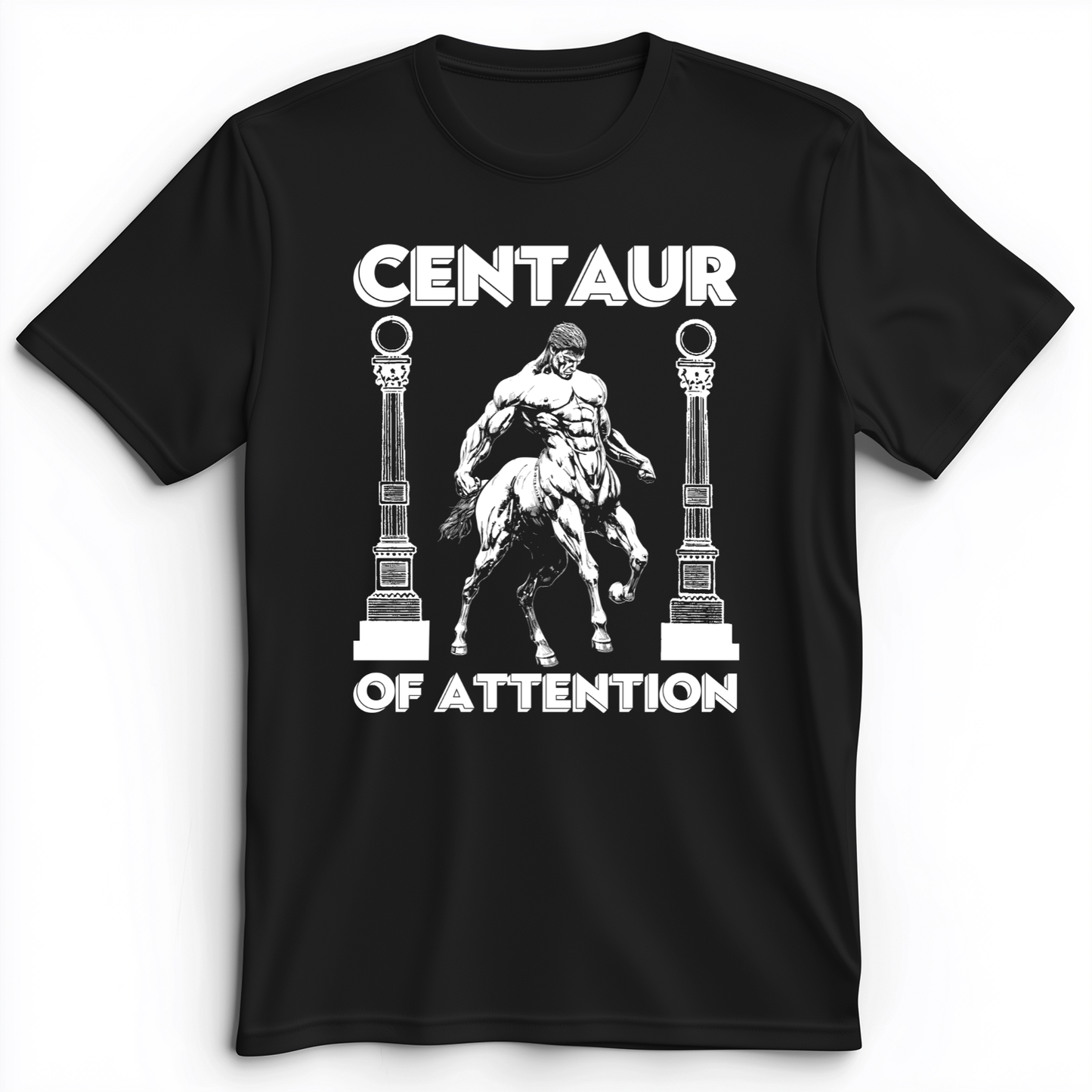 Centaur of Attention Premium Tee Black / S