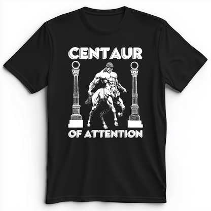 Centaur of Attention Premium Tee Black / S