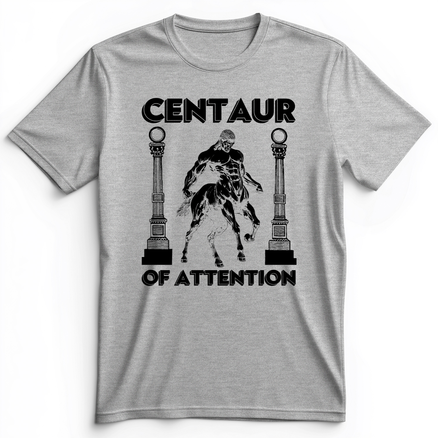 Centaur of Attention Premium Tee Athletic Heather / S