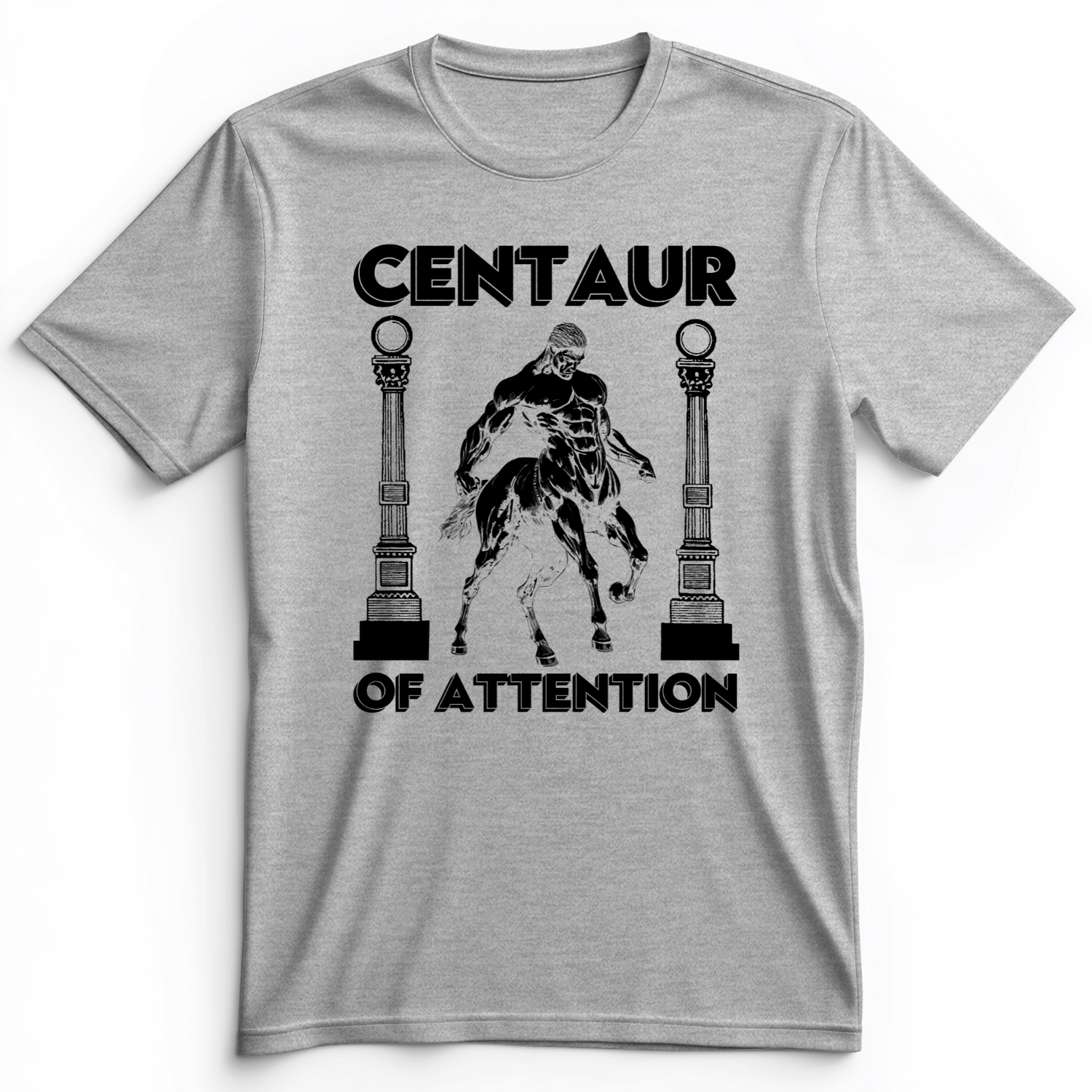 Centaur of Attention Premium Tee Athletic Heather / S