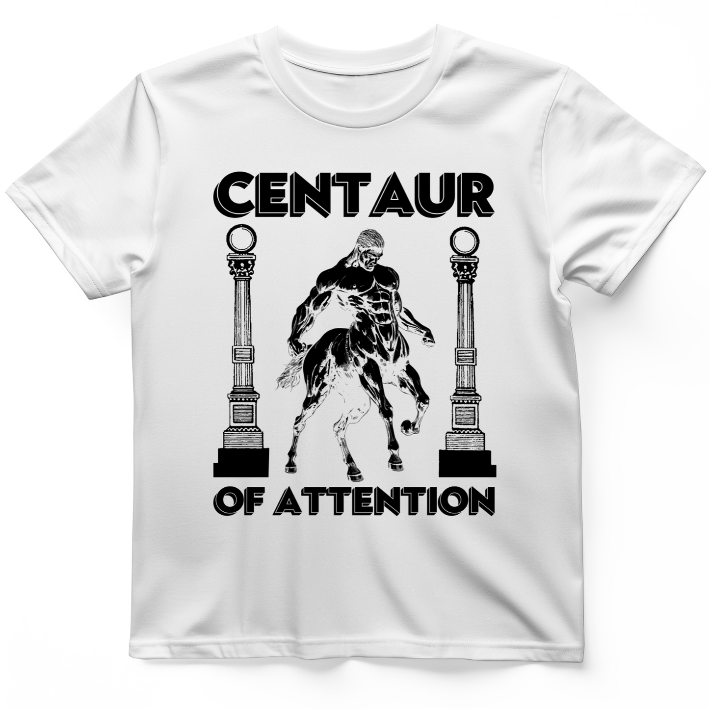 Centaur of Attention T-Shirt White / S