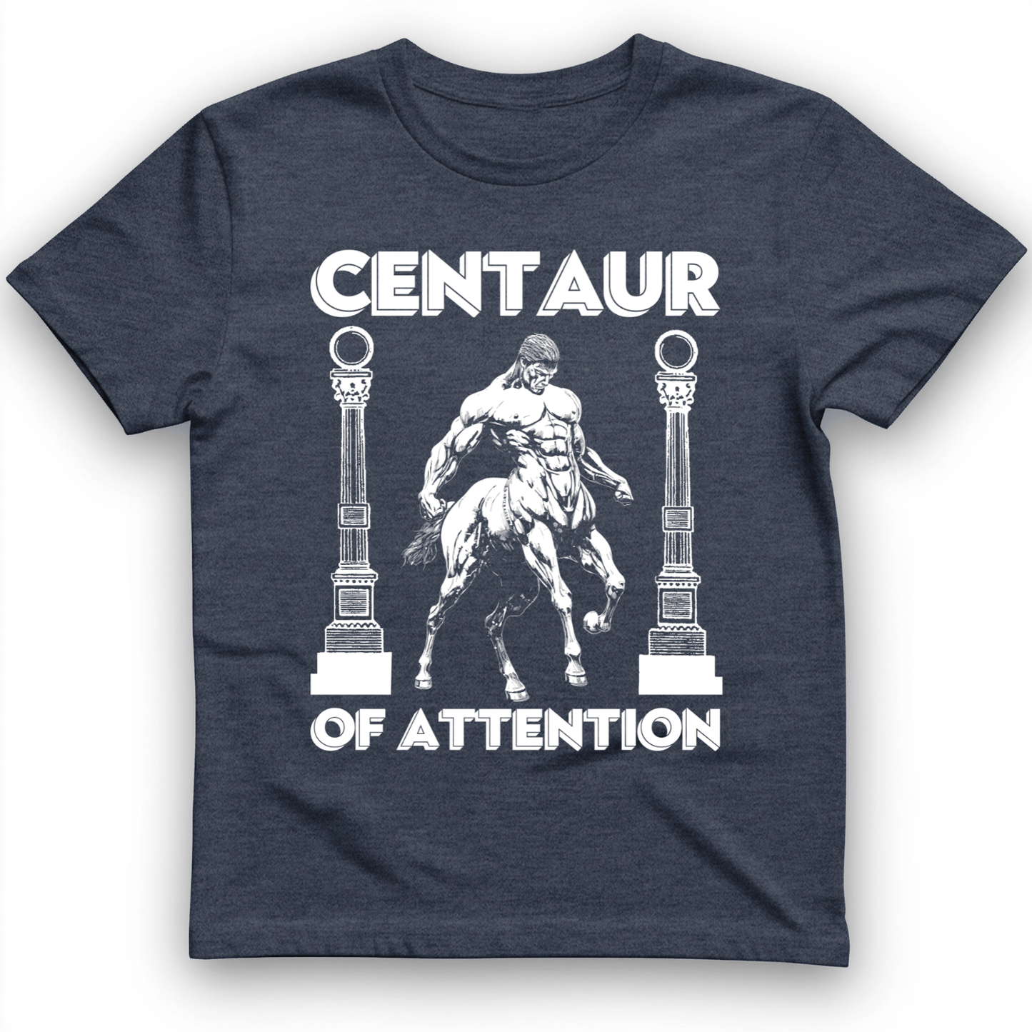 Centaur of Attention T-Shirt Heather Navy / S
