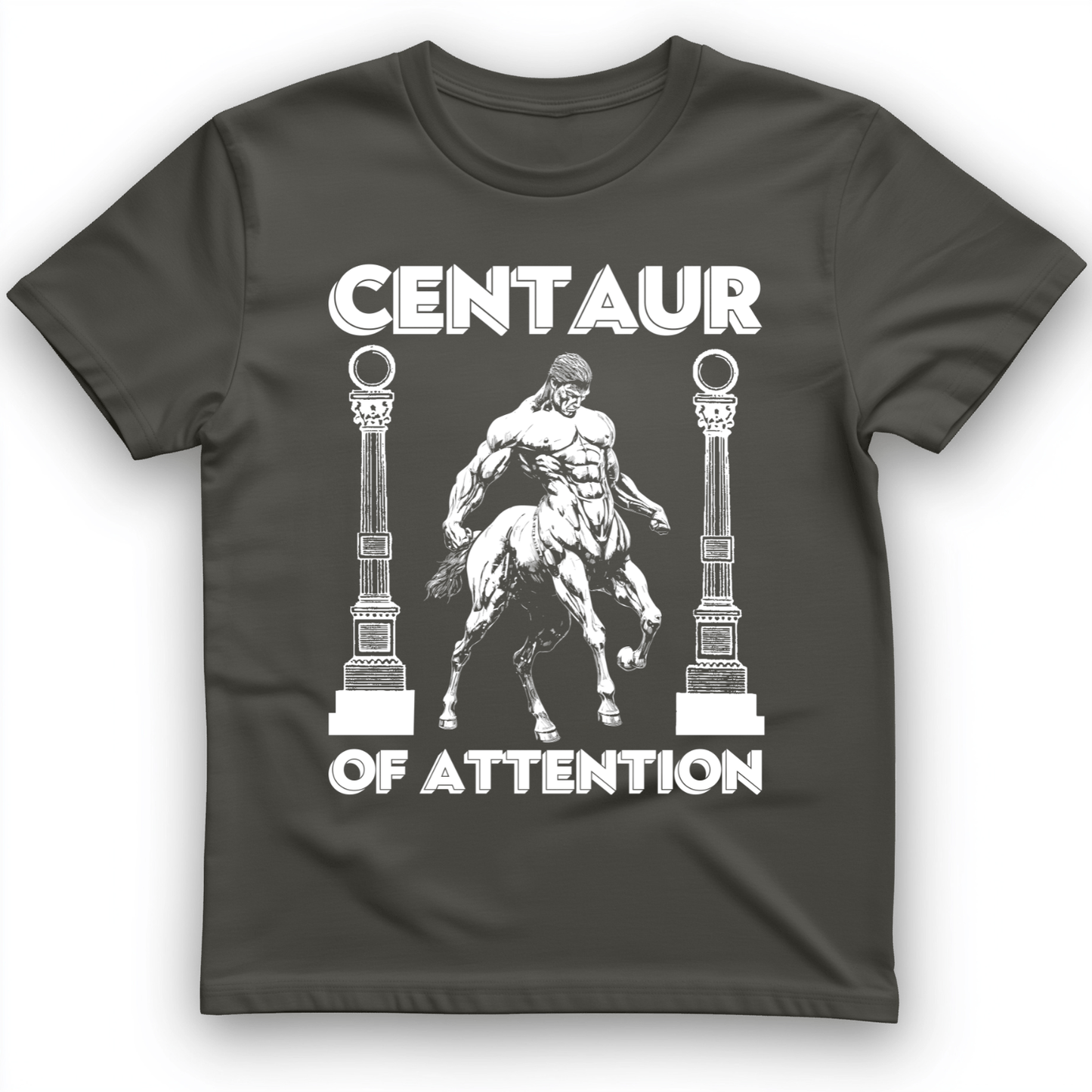 Centaur of Attention T-Shirt Charcoal / S