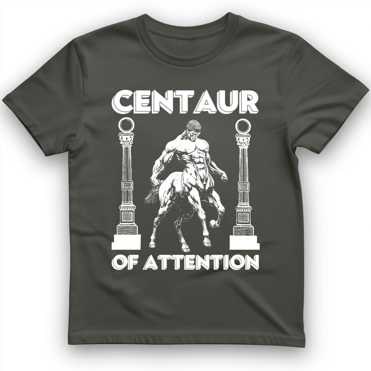Centaur of Attention T-Shirt Charcoal / S