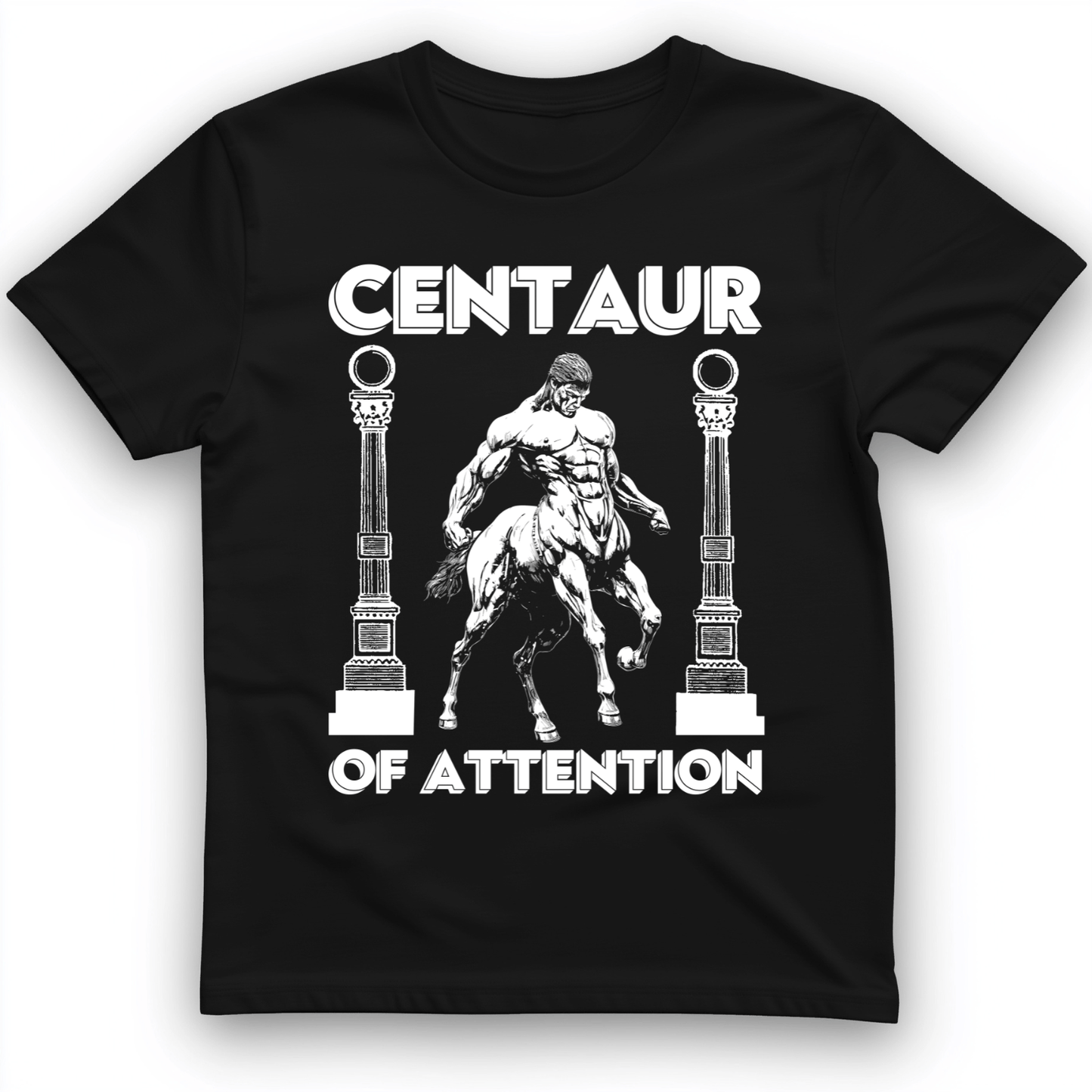 Centaur of Attention T-Shirt Black / S