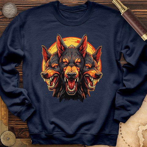 Cerberus' Fury Crewneck Navy / S