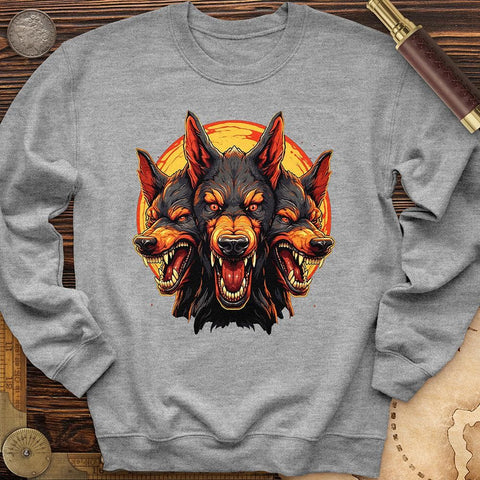 Cerberus' Fury Crewneck Sport Grey / S