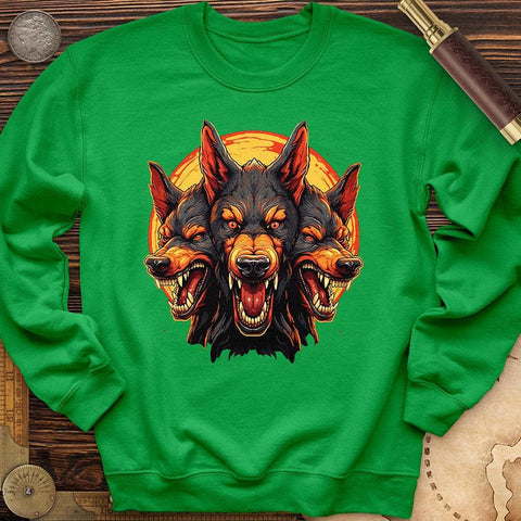 Cerberus' Fury Crewneck Irish Green / S