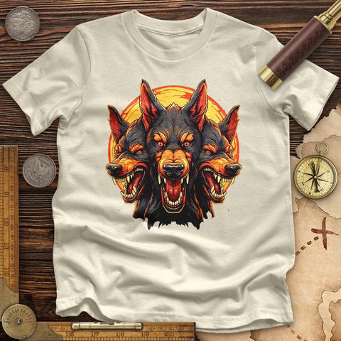 Cerberus' Fury High Quality Tee Natural / S