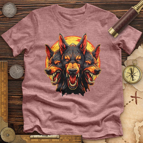 Cerberus' Fury High Quality Tee Heather Mauve / S