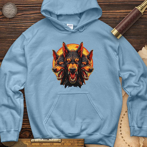 Cerberus' Fury Hoodie Light Blue / S