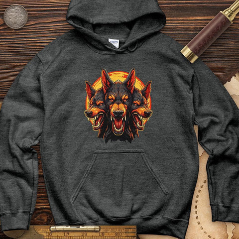 Cerberus' Fury Hoodie Dark Heather / S