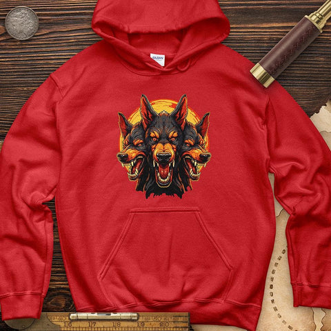 Cerberus' Fury Hoodie Red / S