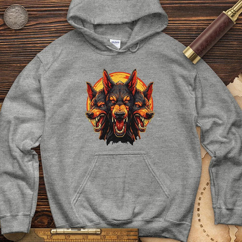 Cerberus' Fury Hoodie Sport Grey / S