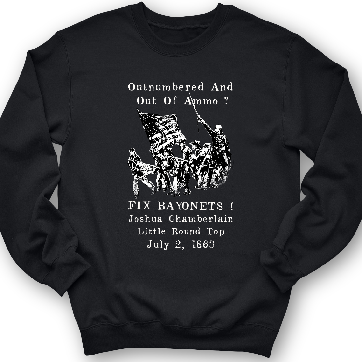 Chamberlain Crewneck Black / S