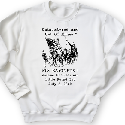 Chamberlain Crewneck White / S