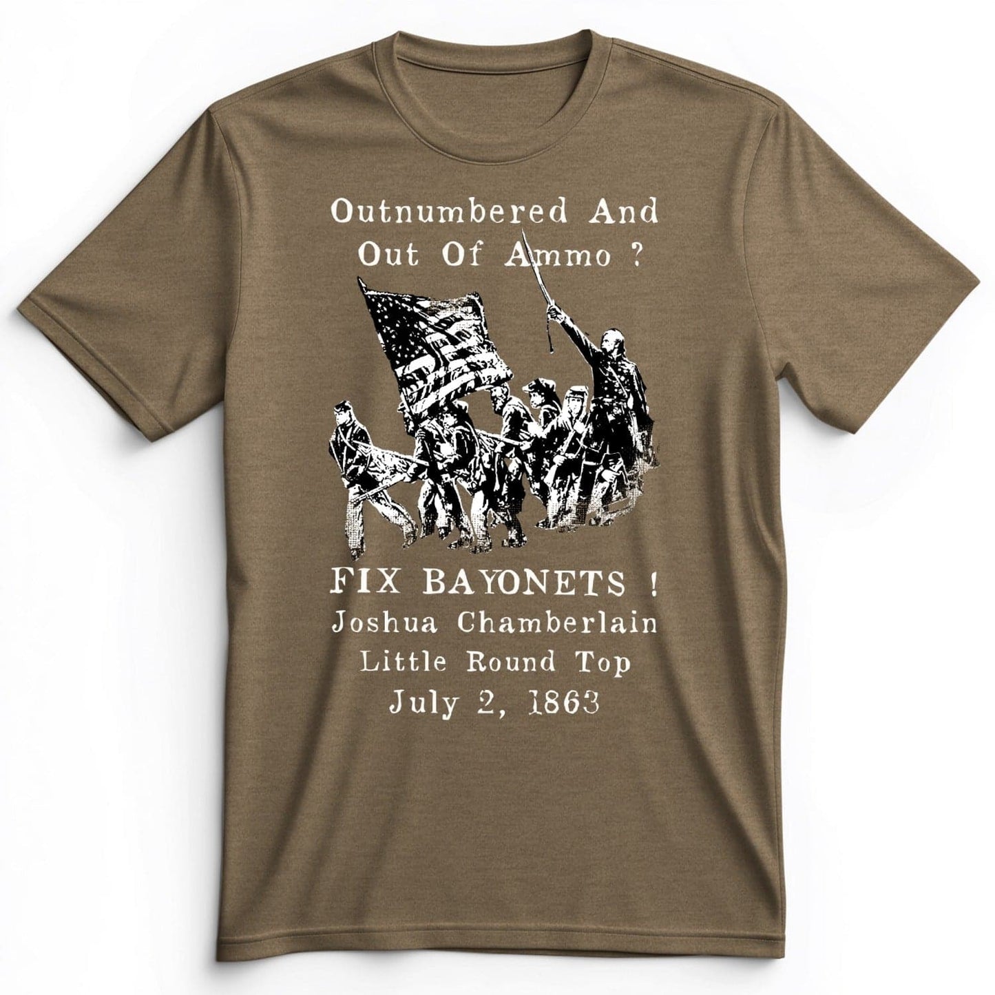 Chamberlain Premium Tee Heather Olive / S